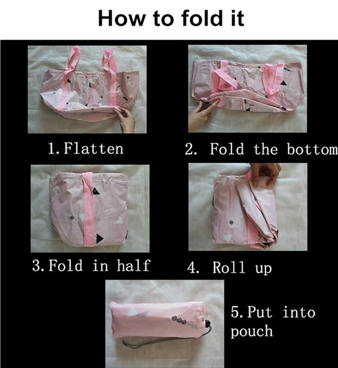 14L Collapsible Feet Soaking Bag Tub with Handles for Girls Women, Portable Pedicure Foot Spa Soak Bath Foldable Basin Bucket for Travel Camping, Pink
