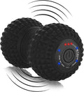 ZeenKind Vibrating Peanut Massage Ball, Ultra Strong Rechargeable Therapy Roller, Trigger Point Massager for Back Neck Foot Muscle Pain, Myofascial Release & Plantar Fasciitis Relief