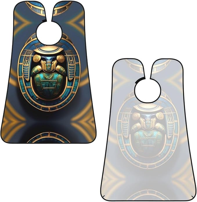 Three Dachshunds Print Beard Bib Shaving Apron, Beard Hair Trimming Cape Gift For Dad