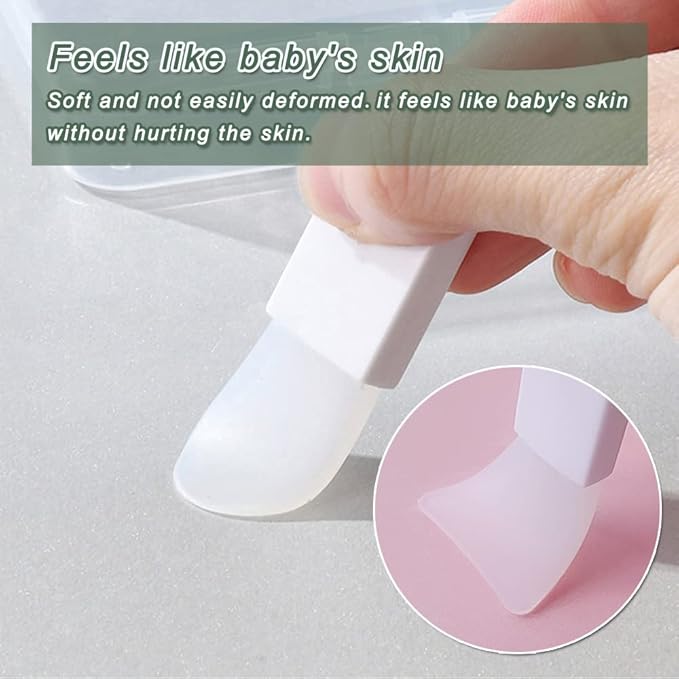 Face Mask Applicator Brushes, Mini Makeup Spatula Portable Beauty Tools Set for Facial Mud, Cosmetic Mask, Facial Clay, Eye Mask, Body Lotion, Body Butter, Serum, Cream. 3PCS Soft Silicone Brush Suit