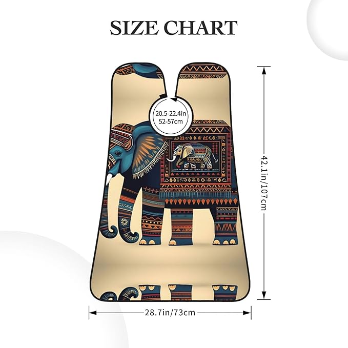 Beautiful Peacock Print Beard Bib Shaving Apron, Beard Hair Trimming Cape Gift For Dad