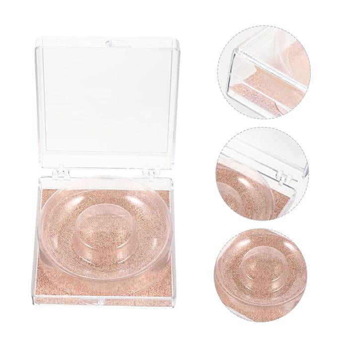 6pcs Transparent Lash Case for False Eyelashes Storage Lightweight and Portable Design with Easy Access for Organizing Faux Tools