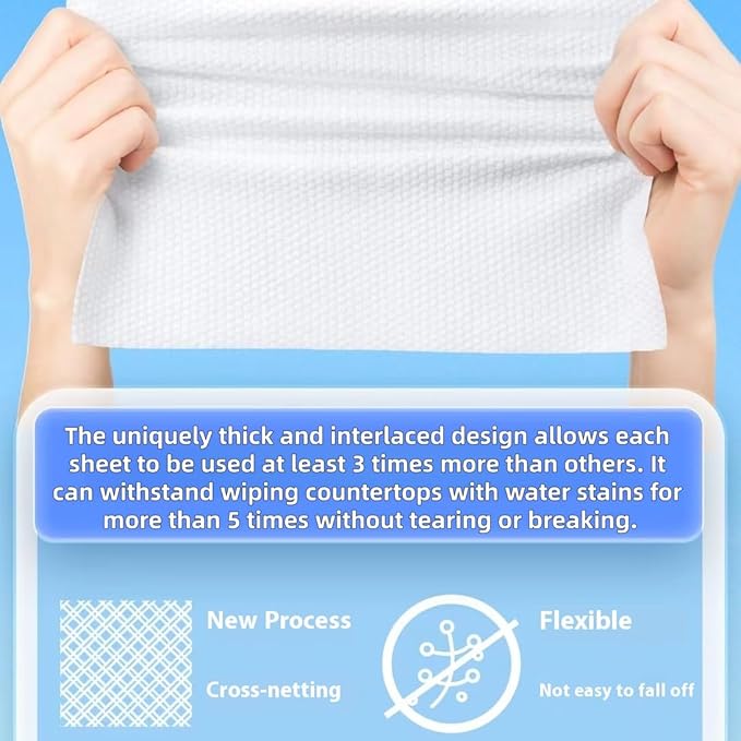 MIXUISEE◆thick and soft Face Towels.Disposable face towel.100% Cotton facial cloths.Super thick 130%. Suitable for makeup removal and cleansing.and applicable to sensitive skin.(180 pieces)