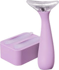 NiHome Purple Silicone Facial Ice Mold Tool, Reusable Cooling Face and Body Stick for Puffiness Relief, Pore Tightening, Sun-Exposed Skin Soothing, Headache Refreshing Care, Portable with Handle