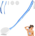 Lotion Applicator for Back, 20.5” Back Lotion Applicator, Back Lotion Applicators for Your Back, Easy Reach and Washable, Back Self Tanner Applicator（Deep Blue）