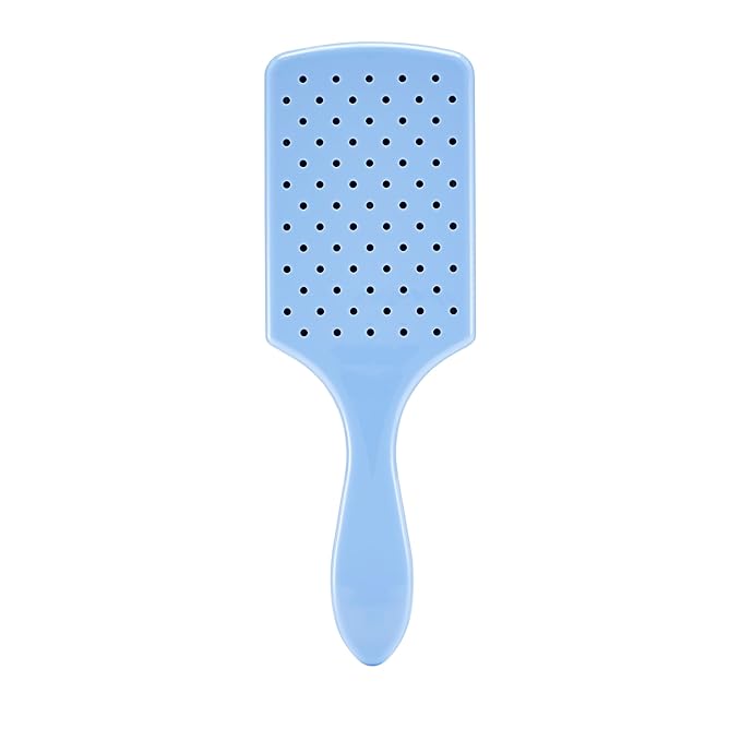 Wet Brush Paddle Detangler Hair Brush, Sky, Ultra-Soft IntelliFlex Bristles with AquaVent Design, Great For Treatment & Mask Application, Women, Men, Wet, Dry and Damaged Hair