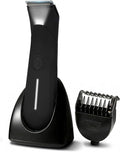 Body Trimmer for Men - Groin & Ball Shaver with Charging Dock - Constant Power No-Pull Electric Pubic Hair Clipper - 5-in-1 Guard Waterproof Body Groomer with LED Light, for Groin, Armpit & Body
