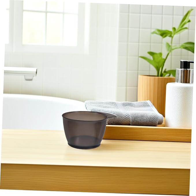 Mikinona 6pcs Stackable Hair Dye Bowls Plastic Mixing and Tinting Bowls for Hair Coloring Home and Salon Use and Versatile Dye Application Tools