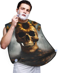 Ice Hockey Print Print Beard Bib Shaving Apron, Beard Hair Trimming Cape Gift For Dad