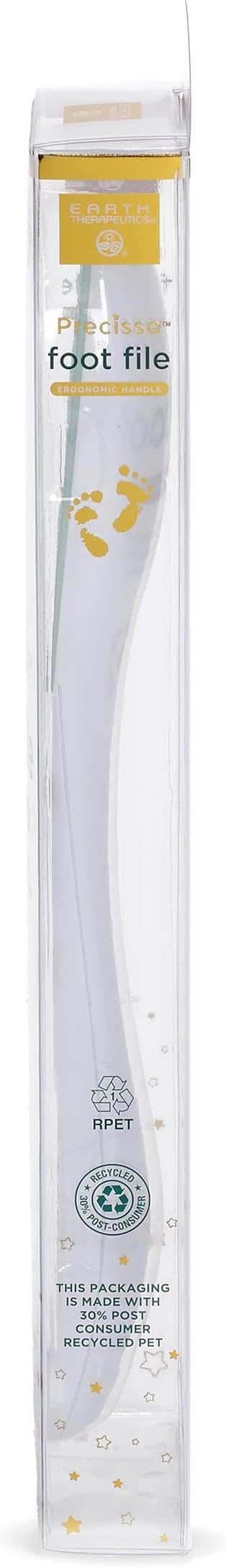 Earth Therapeutics Precisso Foot File - Nano•Glass with Handle