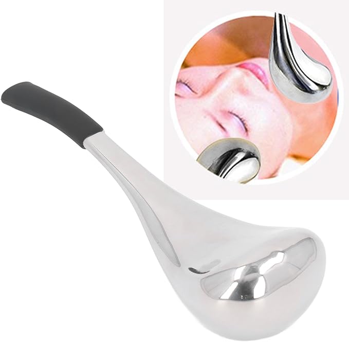 Ice Cryo Sticks,Ice Globes for Face & Eyes, Unbreakable Stainless Steel Cryo Sticks for Beauty Routines, Facials Cold Roller Cooling Globes for Puffiness, Wrinkles, Dark Circles, Headaches