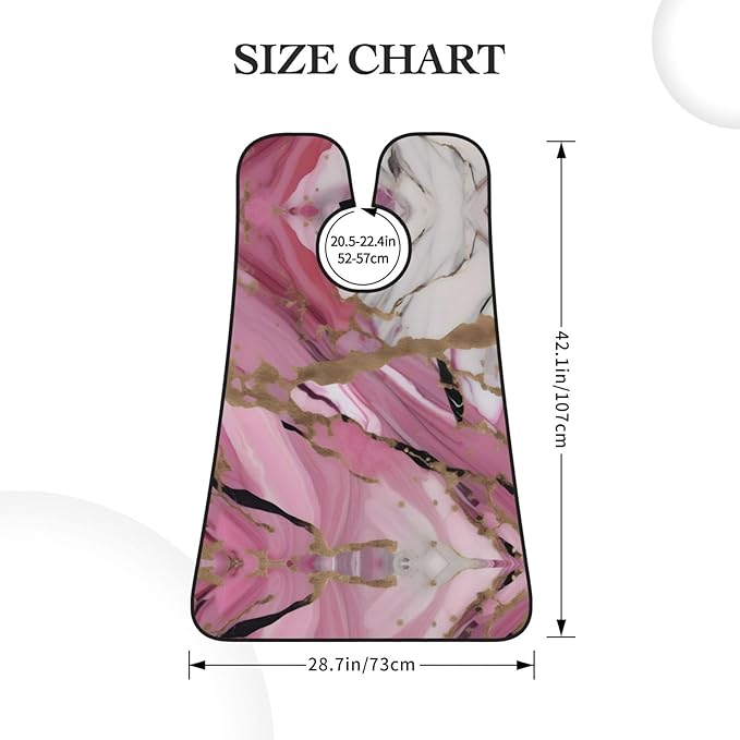 Purple Rose And Skull Print Beard Bib Shaving Apron, Beard Hair Trimming Cape Gift For Dad