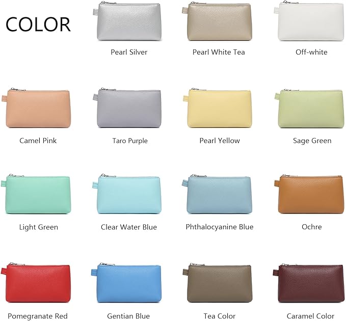 PU Leather Makeup Simple and Convenient Handbag Small Exquisite Storage Bag (PU/Gentian Blue)
