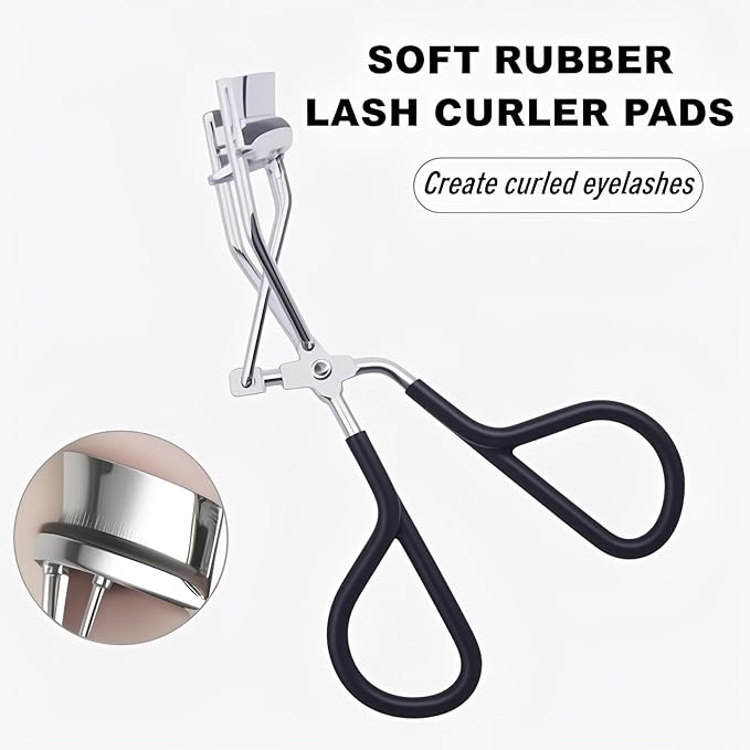 80Pack Fit for Shiseido Eyelash Curler Refill Pads,High Elasticity Silicone Replacement Pad Compatible with Shiseido Eyelash Curle,Gentle & Safe,Use with Eye Lash Curler