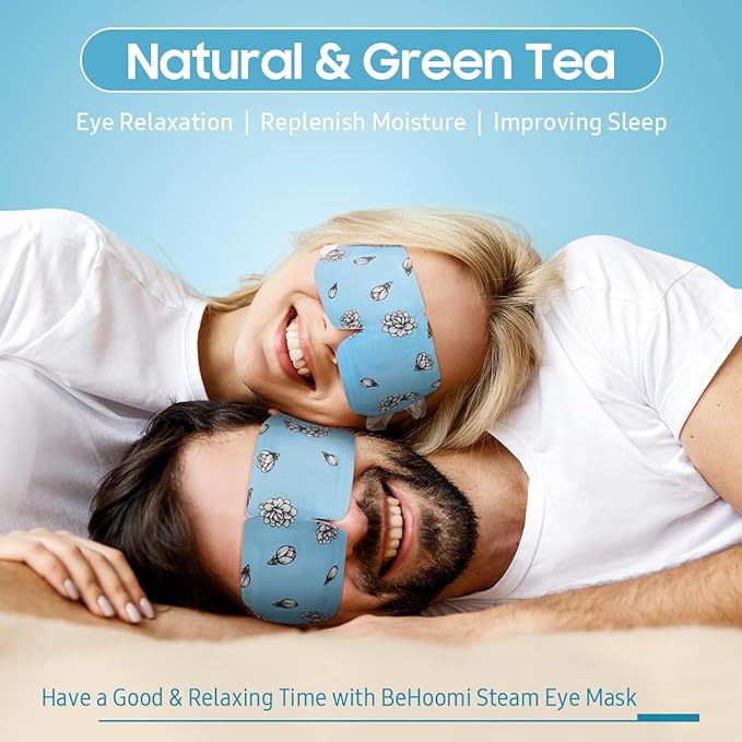 20Packs Steam Eye Mask, Heated Eye Mask Warm Compress for Eyes, Disposable Self Heating Steam Mask for Home, Sleep, Spa, Travel Essentials & Relaxation Gifts, Valentine's Day Gifts (Jasmine)