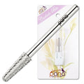 USA PANA Professional 3/32" Shank Size - Cone Shape Carbide Bit - Nail Drill Bit for Manicure Pedicure Tools Dremel Machine - Gold, Silver (Extra Coarse, Silver)
