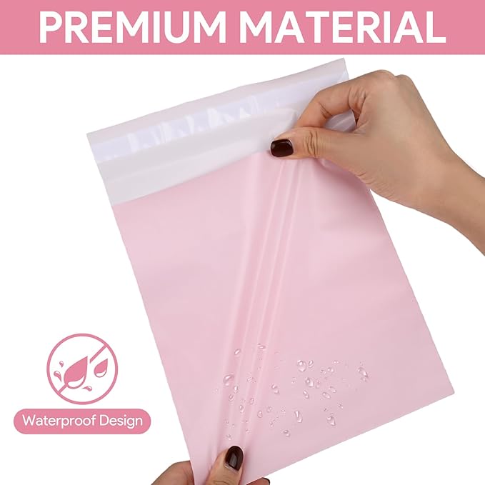 Sanitary Napkin Disposal Bags 100 Pcs 11.4'' x 6.7'' Tampon Disposal Feminine Pads Period Hygiene Disposable Bags for Feminine Products Odor Blocking (Pink)