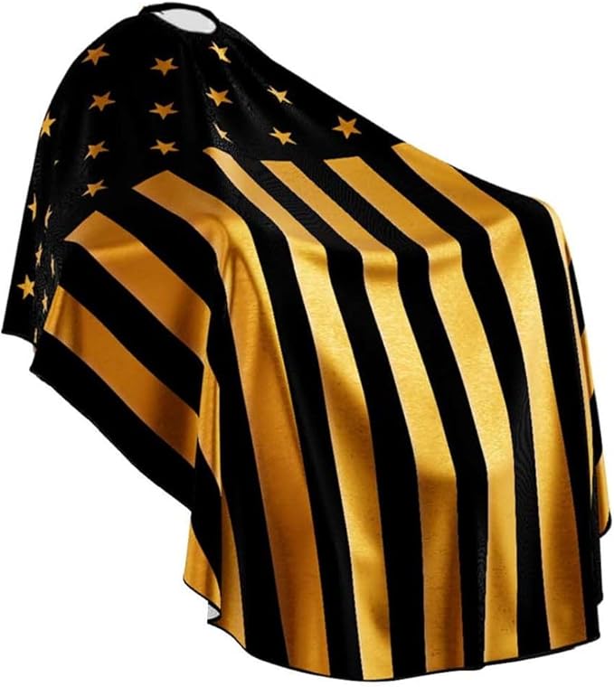 Professional Barber Cape - Antistatic Hair Cutting Cape for Hairdressers and Barbers - Snap colar/Hook Colar Options
