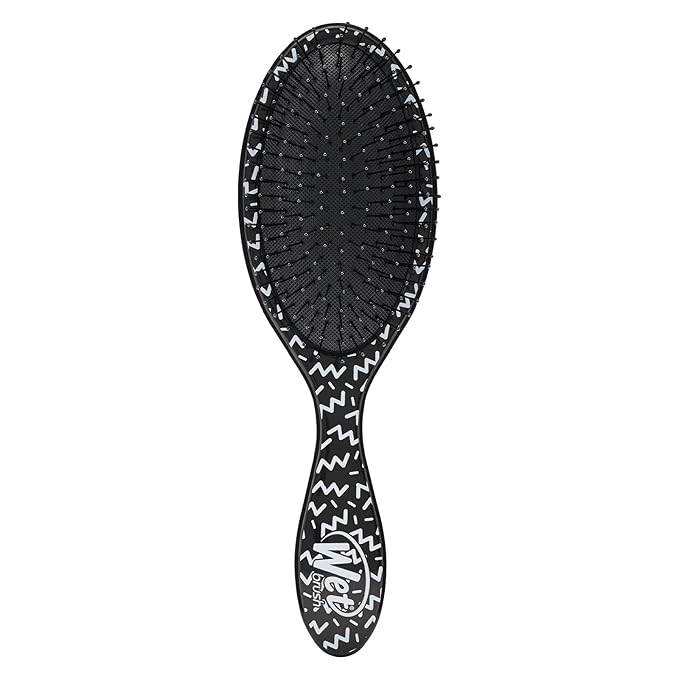 Wet Brush Original Detangler Brush - Squiggle, Hipster - All Hair Types - Ultra-Soft Bristles Glide Through Tangles with Ease - Pain-Free Comb for Men, Women, Boys & Girls (Pack of 3)