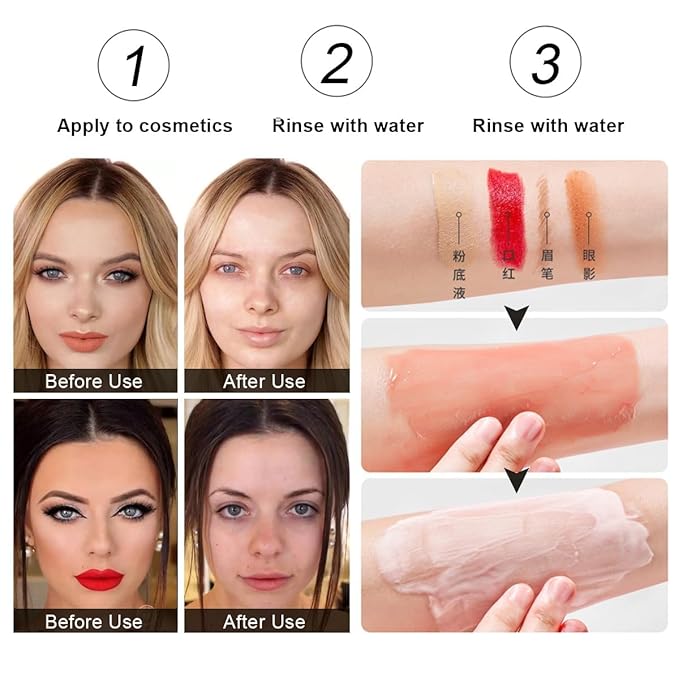 Makeup Cleaning Balm, Cleansing Balm Makeup Remover, Deep Cleaning, Makeup Cleansing Balm for Waterproof Eye Face Lip Makeup, Makeup Melting Cleansing Balm 100g