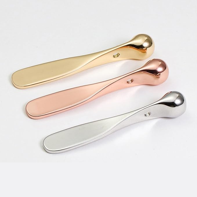 4pcs Metal Eye Cream Massage Stick Tool for Face Cream Applicator,Makeup spatula, eye cream applicator, eye massage tool, eye cream applicator, eye massage tool.