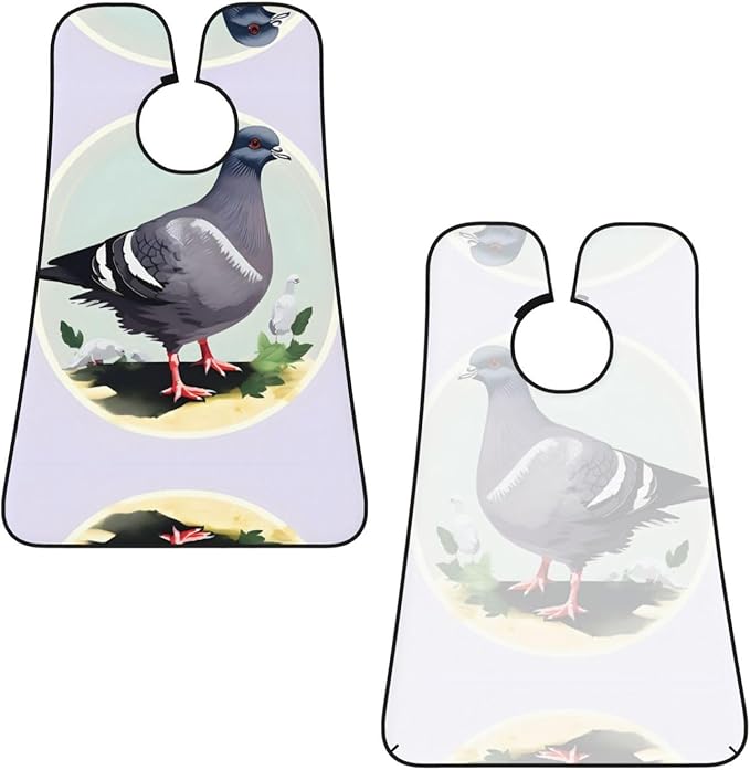 Jellyfish Pattern Print Beard Bib Shaving Apron, Beard Hair Trimming Cape Gift For Dad