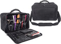 Pro Large Capacity Beauty Hairdressing Barber Tool Bag Polyester Hair Equipment Cosmetic Salon Shoulder Organizer Kit Grooming Hair Stylist Scissor Holder Storage Carrying Travel Case