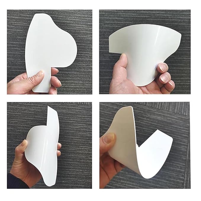 Multi-Purpose Hairline Filler Design, Beard Shaping Tool, Hairline Enhancement Card Beard Thickening Optimization Plate Airbrush Gun Spacer Airbrush Blocker Barber Styling Design Card