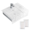 Beard Hair Catcher for Sink, Pack of 40 Disposable Beard Bibs, Shaving Sink Cover, Clear Trimming Catcher, Stop Worrying About Cleaning