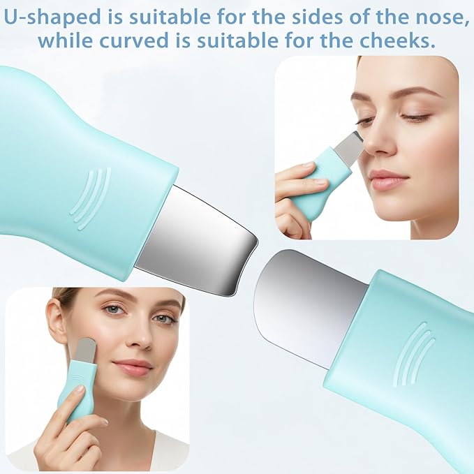 Silicone Blackhead Remover Tool Face Mask Applicator Tool Facial Spatula for Cleansing Exfoliating Face Brushes Mask Applicator Spatula for Deep Cleansing Women Men