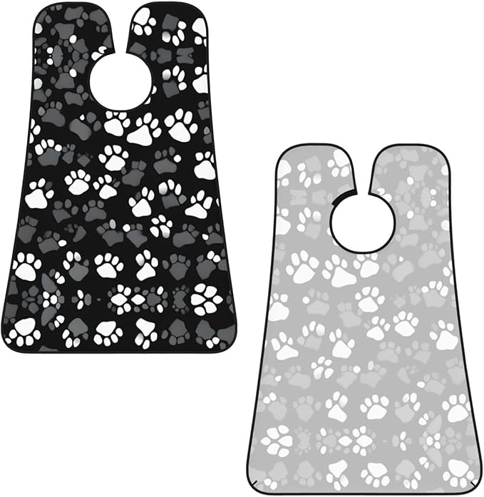 Jellyfish Pattern Print Beard Bib Shaving Apron, Beard Hair Trimming Cape Gift For Dad