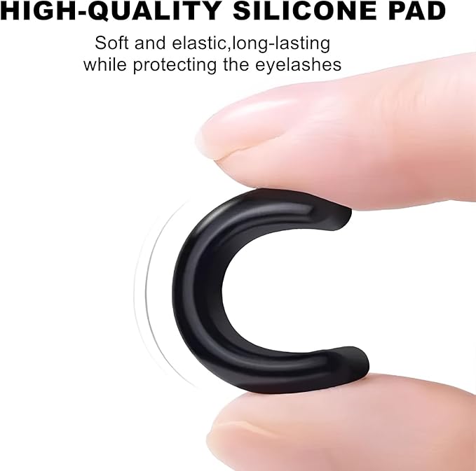 80Pack Fit for Tweezerman Eyelash Curler Refills,High Elasticity Silicone Replacement Pad Compatible with Tweezerman Eyelash Curler,Gentle & Safe,Use with Eye Lash Curlers.