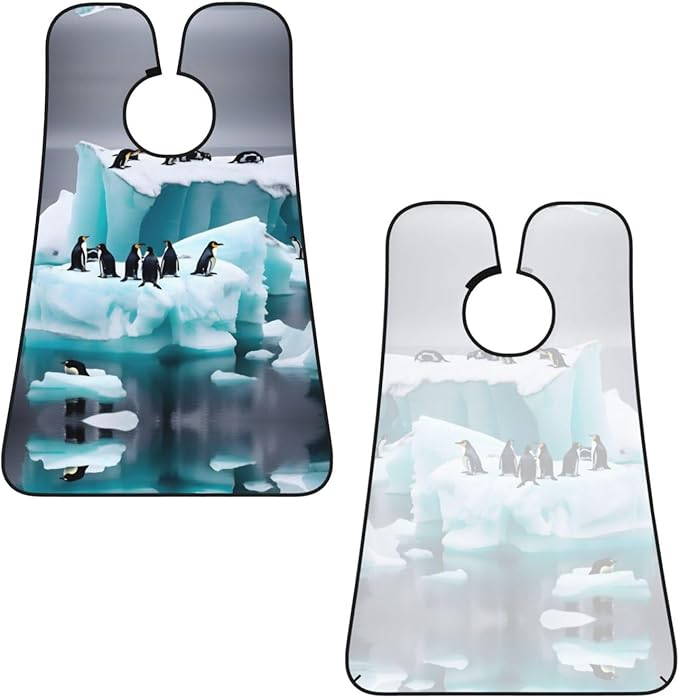 Purple Music Notes Print Beard Bib Shaving Apron, Beard Hair Trimming Cape – For Dad