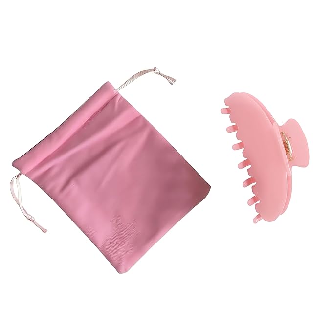 Durable Acetate Hair Clips - 4-Inch Jam Color Claw Clips for Fine and Thick Hair (Jam color)