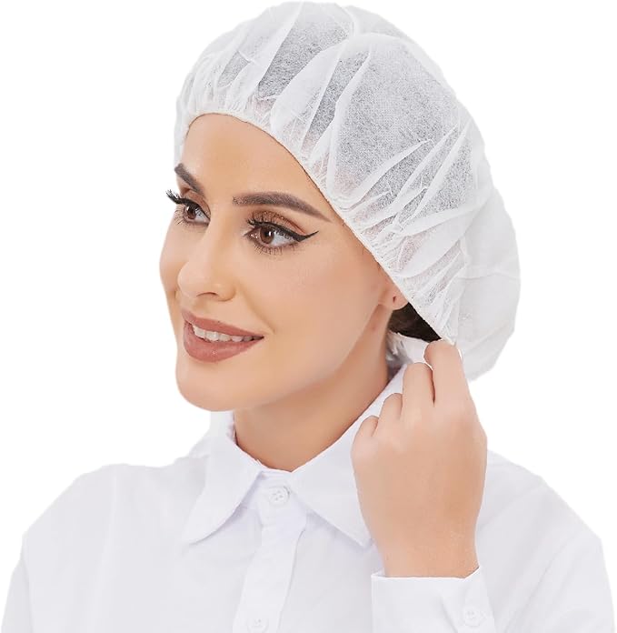ZMDREAM Hair Nets Disposable Bouffant Cap for Food Service Beauty Latex Free