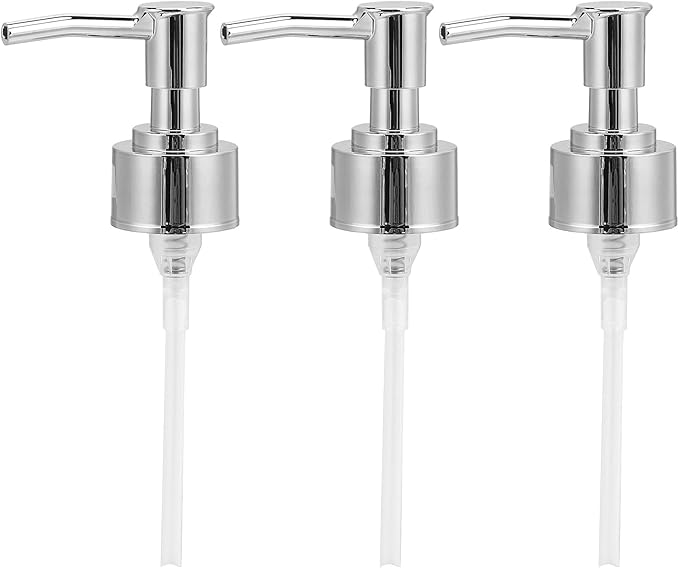 Perfume Bottle Pump Shampoo and Conditioner Bottle Nozzle Shower Gel Bottle Spray Nozzle Kit ABS Material with 360 Degree Rotation for Soap Lotion Massage Oil Bottle Accessory