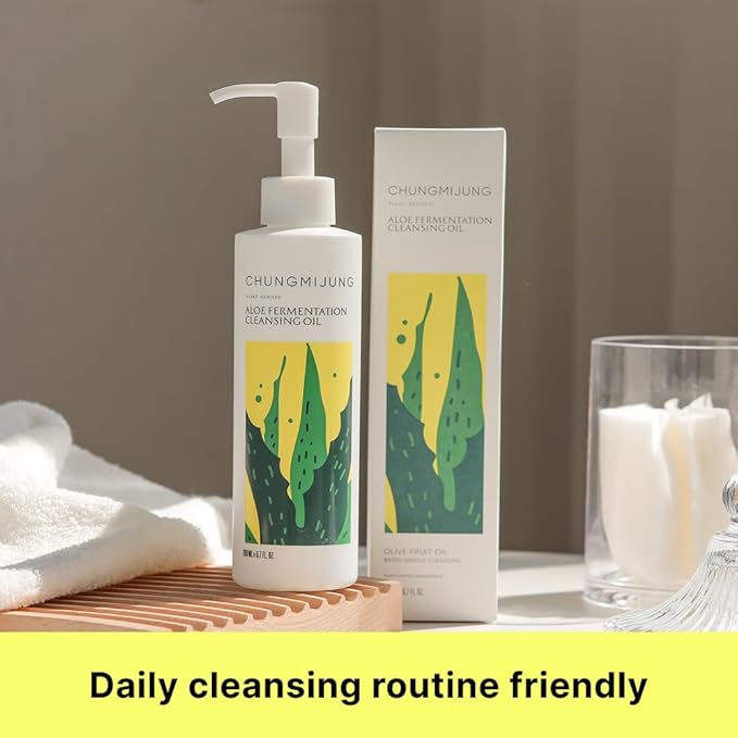Aloe Fermentation Cleansing Oil, Hydrating and Gentle Cleanser, Makeup Blackhead Remover, Olea Europaea (Olive) Fruit Oil, All Skin Types, Korean Skin Care 6.7 fl.oz. / 200ml