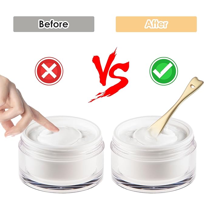 Sibba Face Spatula Lip Mask Applicator 3 PCS Skincare Makeup Spoons Small Facial Make Up Scoop Tool Mini Spoon Multi Skin Care Lotion Cream Stick Tiny Scoop Cosmetic Foundation Cosmetics Beauty