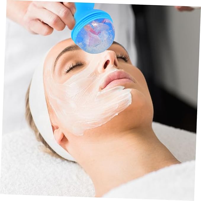 Silicone Ice Face Roller for Skin Massage Compact Cooling Tool for Facial Care Ice Mold for Deep Tissue Relief and Improved Circulation for Home Travel Use