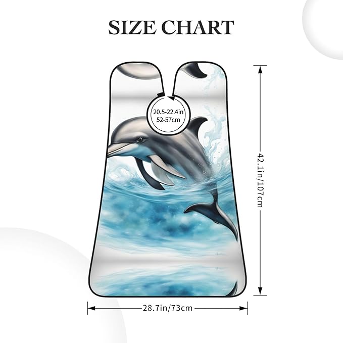 Pinks Cherry Blossoms Print Beard Bib Shaving Apron, Beard Hair Trimming Cape Gift For Dad