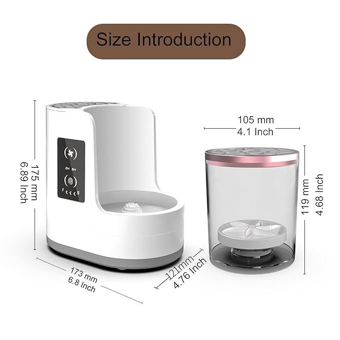 3 IN 1 Electric Makeup Brush Cleaner Machine With Timer Makeup Brush Dryer，Portable USB Automatic Cosmetic Brushes Cleaner Tool for All Size Beauty Makeup Brush Set,Contour,Blush Brush,Eyeshadow
