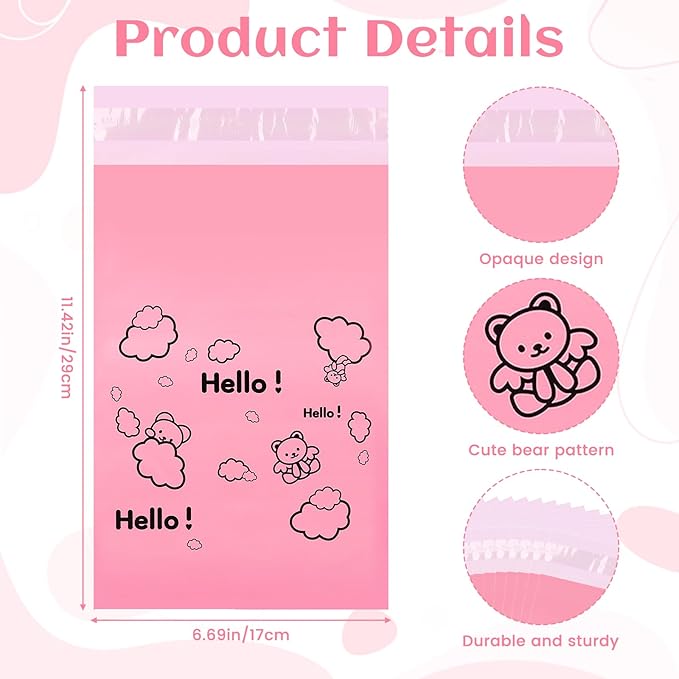 100 Pcs Sanitary Napkin Disposal Bags,Feminine Hygiene Disposal Bags for Pads,Tampon Sanitary Bag for Women Girls Privacy Protection(Pink)