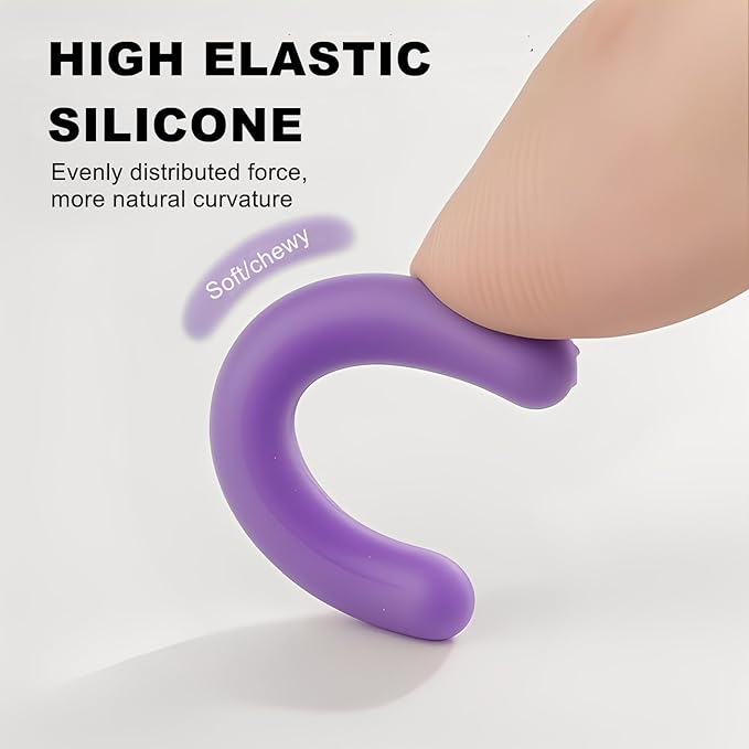 36Pack Purple Compatible with Kaasage Eyelash Curler Refills, Silicone Rubber Eye lash Curlers Refill Compatible with Kaasage Eyelash Curler.