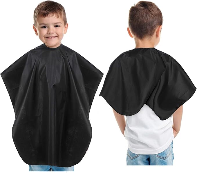 MMBABY Child Hair Cutting Waterproof Cape Barber Kids Hair Styling Cape Professional Home Salon Camps
