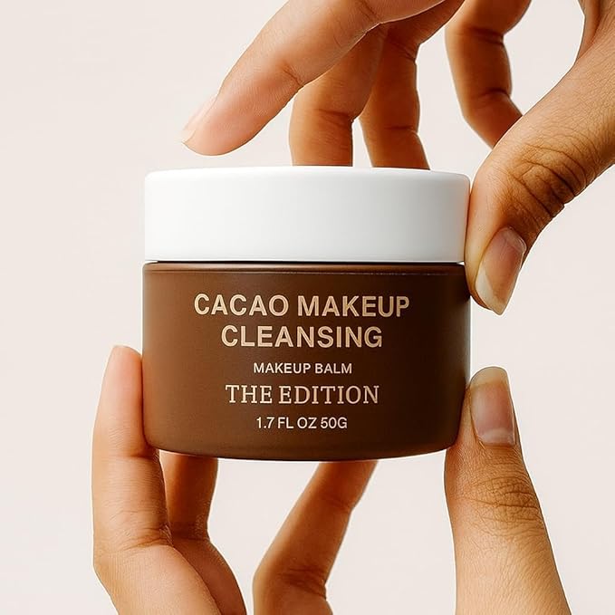 The Edition CACAO, Makeup Balm, Face Cleanser, Makeup Remover & Cleansing Balm – Gentle Face Makeup Cleanser for Waterproof Makeup, Hydrating Skincare for All Skin Types, 50g (CACAO)
