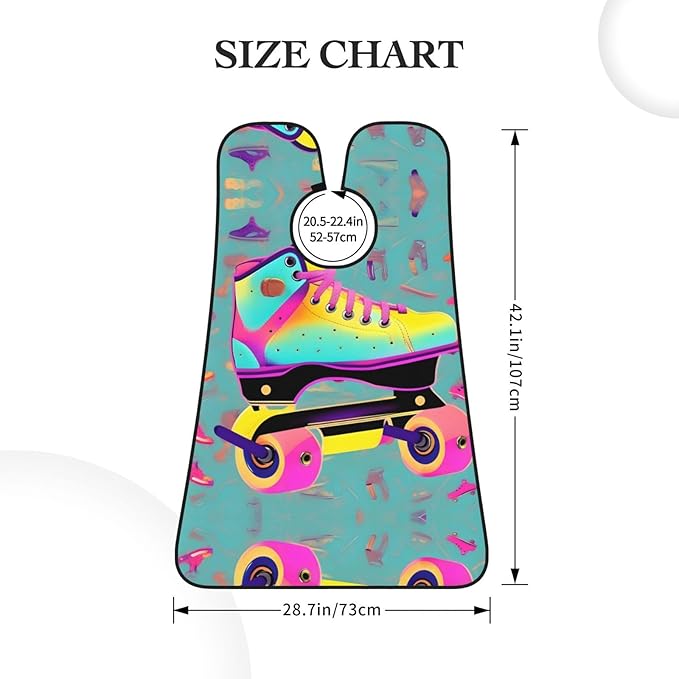 Pansy Perfection Print Beard Bib Shaving Apron, Beard Hair Trimming Cape Gift For Dad