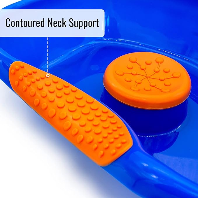 DMI Portable Shampoo Bowl for Bedside and Hair Washing, Hair Cuts and Coloring for the Elderly, Disabled, Bedridden and Handicapped, Blue