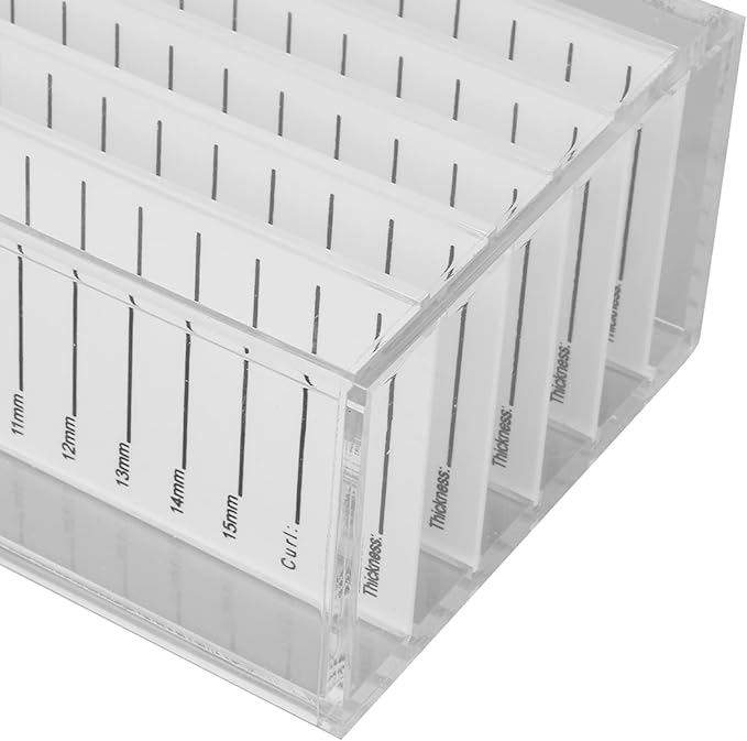 5 Layers Acrylic Eyelash Storage Box Clear Single Eyelash Implant Holder Case for Makeup Display Container