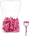 36Pack Pink Compatible with Real Techniques Eyelash Curler Refills, Silicone Rubber Eye lash Curlers Refill Compatible with Real Techniques Miracle Eyelash Curler.