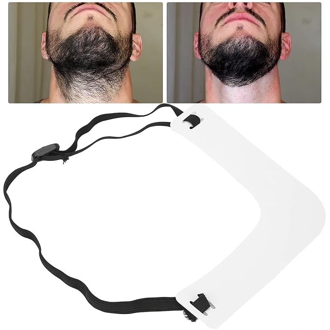 Beard stencils beard grooming beard stencil, men beard shaper plastic mustache cutout trim shaper beard shaping tool, neck and sideburns beard stencil styling beard template